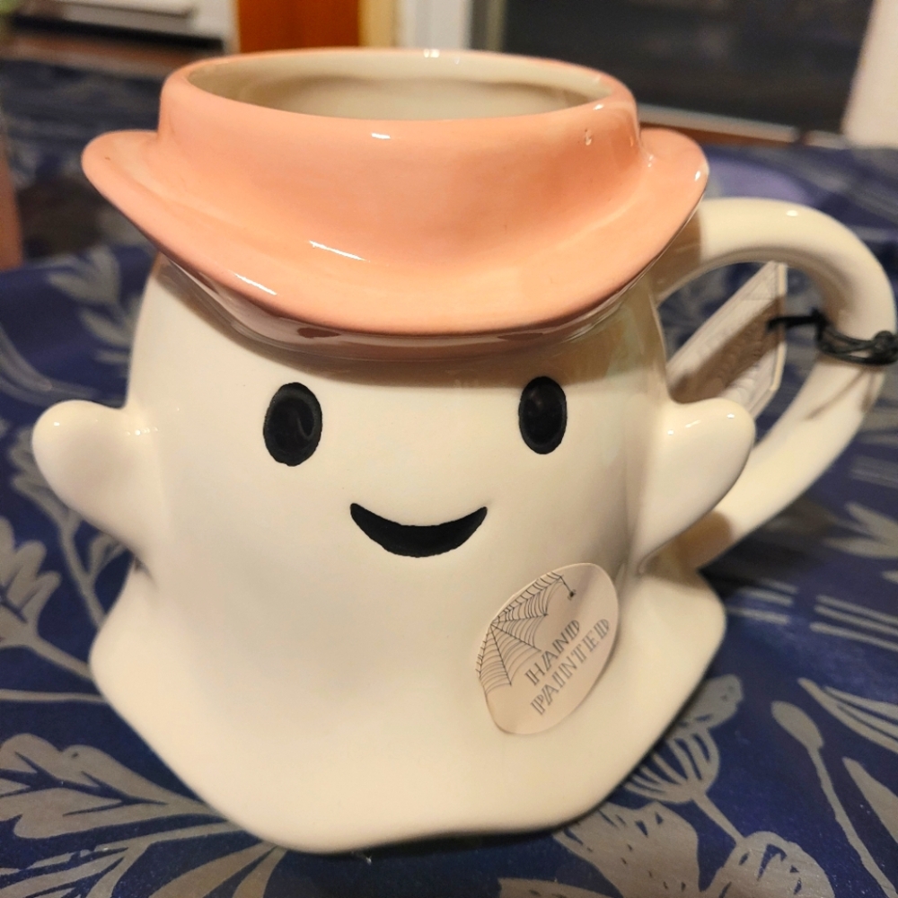 Cobwebs and Cauldrons Howdy Ghost Mug